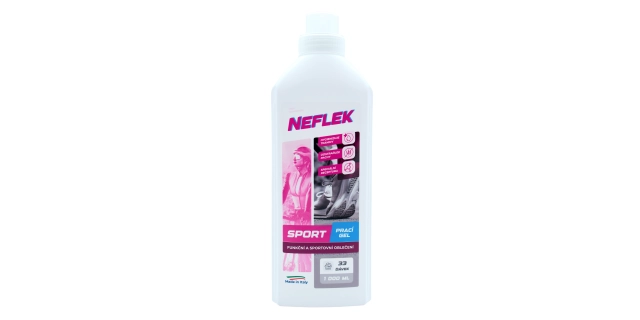 NEFLEK SPORT 1 l prací gel na sportovní a funkční oděvy neutralizující zápach                                                                                                                                                                             